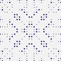 Vector seamless pattern Abstract geometric tile background made with dots N4