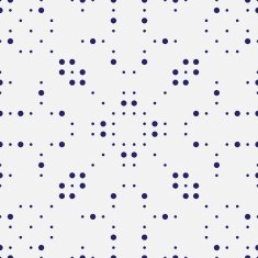 Vector seamless pattern Abstract geometric tile background made with dots N5