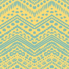 Hand drawn painted seamless pattern Vector illustration N51