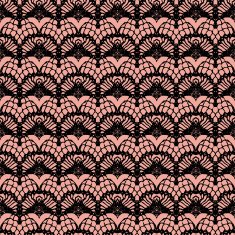 Pink and black lace seamless stripes pattern N5
