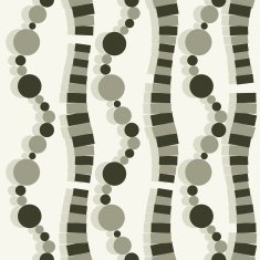 Vector seamless pattern Abstract background with dotted waves