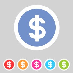 Flat game graphics icon money N2