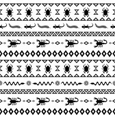 African Tribal Pattern Ethnic ornament N34