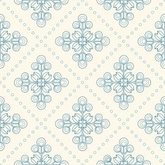 Seamless floral pattern geometric flowers N8