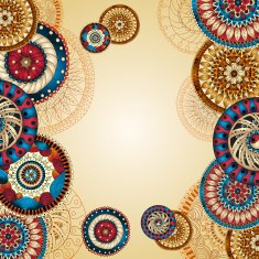 Vector abstract floral decorative background N35