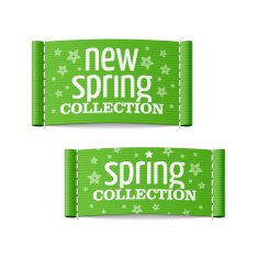 New spring collection clothing labels