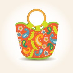 Summer Woman bag with Ethbic Print