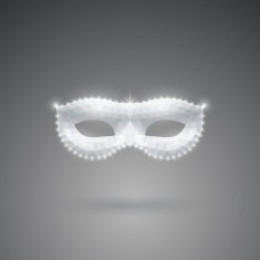 Triangular Shining Carnival Mask