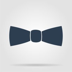 Bow tie icon vector