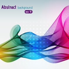 abstract colorful waves background N63