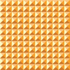 Orange Triangles Seamless Background