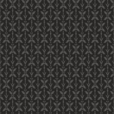 Seamless pattern Line design Wallpaper Black N8