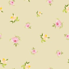 Watercolor flower pattern N135