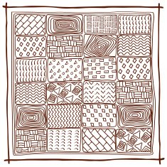 Ethnic background Abstract geometric pattern N2