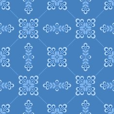 Seamless floral patern with abstract flowers N10