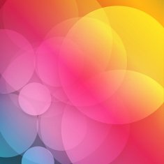 Vector Paper circle with drop shadows N4