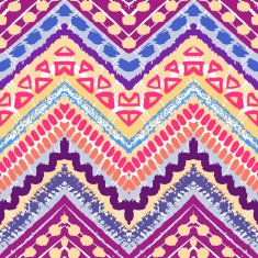 Hand drawn painted seamless pattern Vector illustration N57