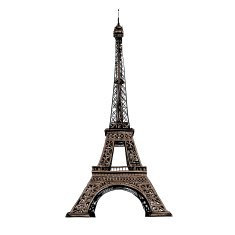 Eiffel Tower Paris France Vector illustration N6