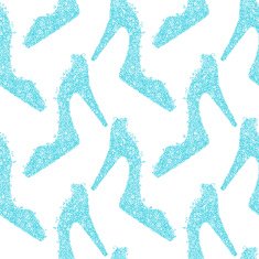 Seamless pattern with high heels shoes N2