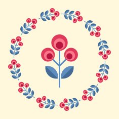Scandinavian flowers N20