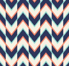 seamless zigzag scribble textile pattern