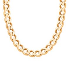 Chunky chain golden metallic necklace or bracelet N11