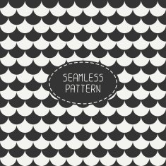 Seamless marine geometric line pattern Tiling Packaging paper Wave background N2