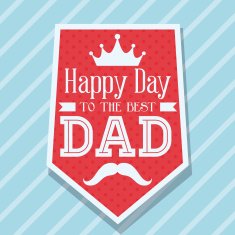 Happy fathers day card design N57