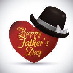 Happy fathers day card design N58