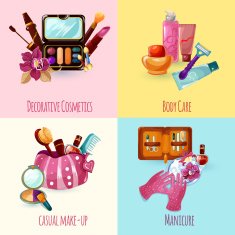 Cosmetics Icons Set N3