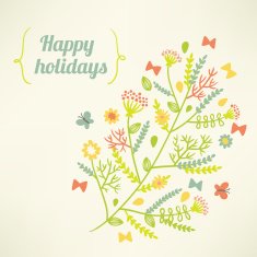 Retro greeting card N3