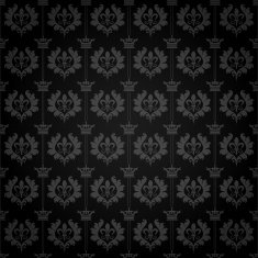 Retro Wallpaper (black) N9