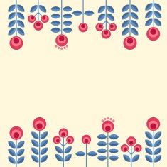 Scandinavian flowers N22