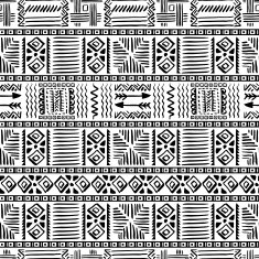Abstract Seamless Pattern in Ethnic Style N21