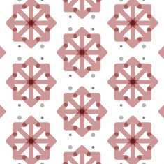 Stars and dots pattern
