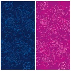 Floral pattern background with decorative ornament N2