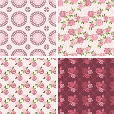 Floral Patterns and seamless backgrounds Printing onto fabric N3