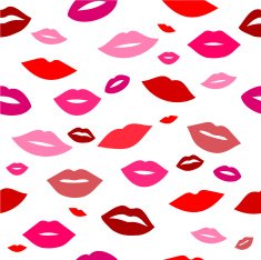 Lips pattern background vector illustration N2