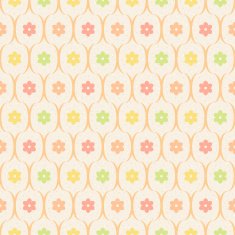 Retro seamless flower pattern N2