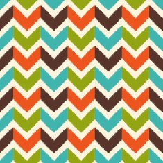seamless scribble zig zag pattern
