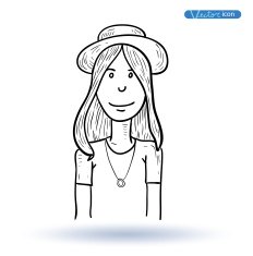 hipster style hand drawn illustration N42