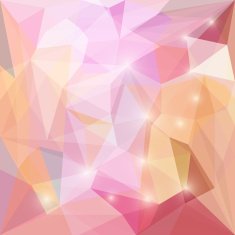 Abstract bright polygonal triangular background with glaring lights for design N59