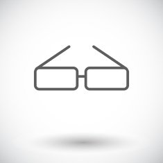 Glasses single icon N2