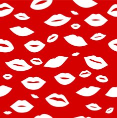 Lips pattern background vector illustration N3