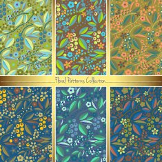 Blackcurrant patterns set N2