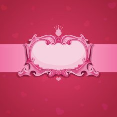 Valentines day Greeting card template