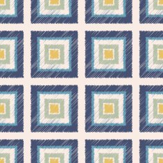 seamless scribble square textile pattern