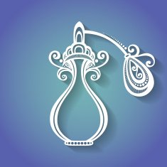 Vector Decorative Ornate Perfume N2