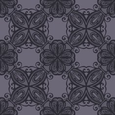 Seamless Vintage Lace Pattern (Vector) N85