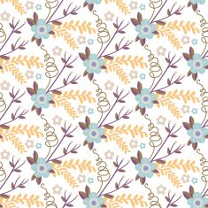 Cute floral seamless pattern background N9